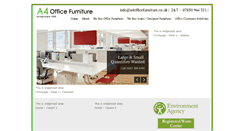 Desktop Screenshot of a4officefurniture.co.uk