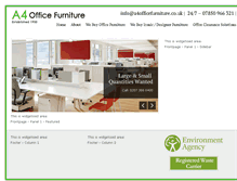 Tablet Screenshot of a4officefurniture.co.uk